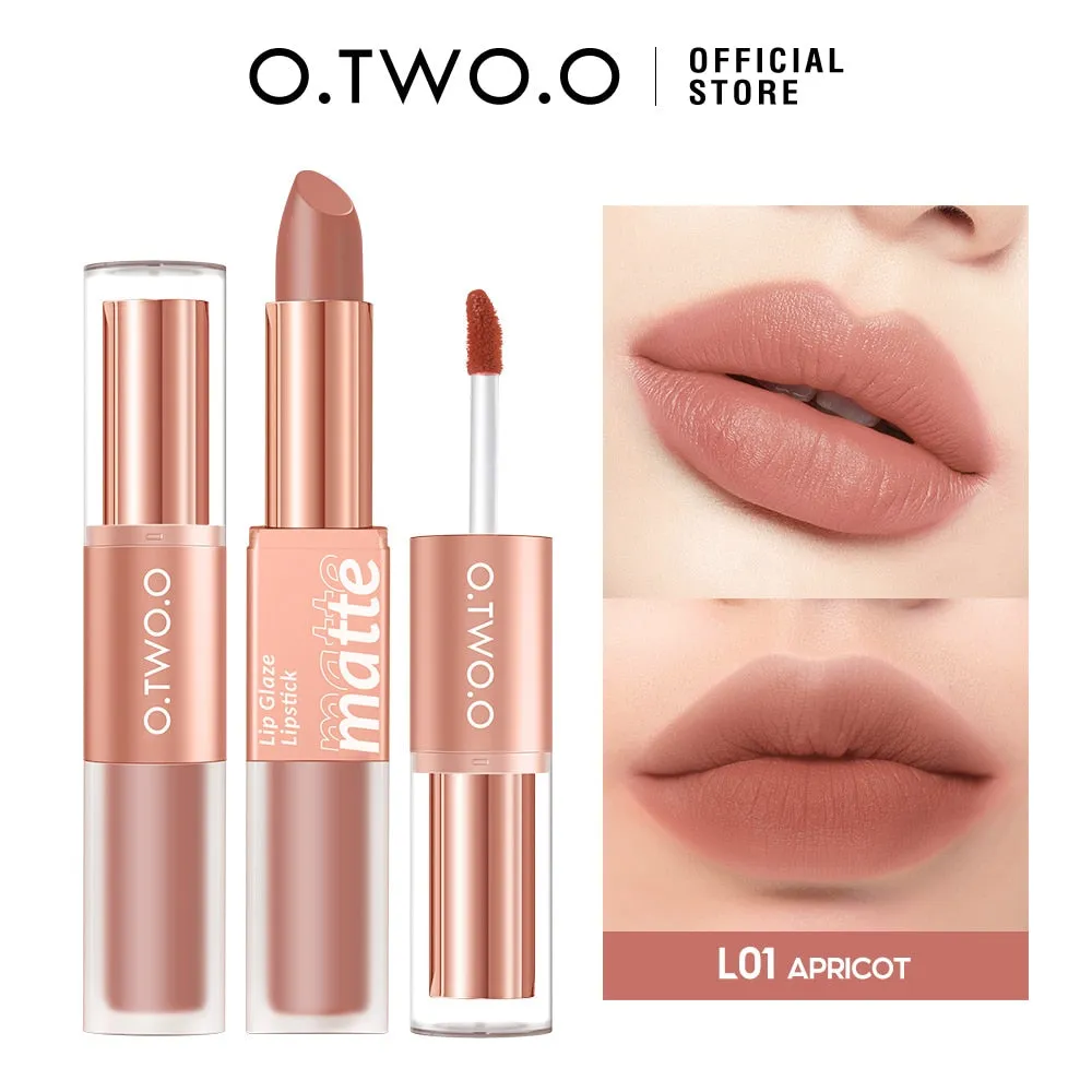 12 Colors 2 in 1 Lip Tint Waterproof Long-lasting Moisture Lipstick