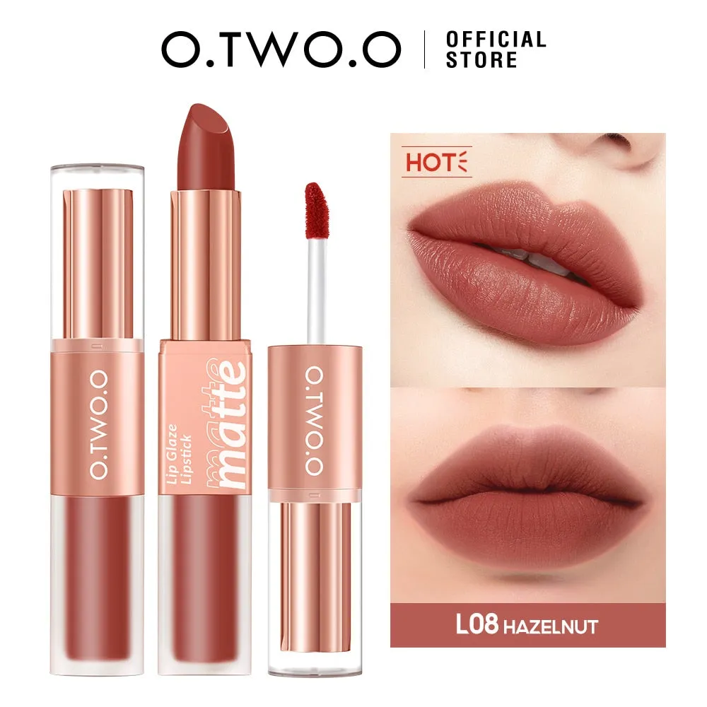 12 Colors 2 in 1 Lip Tint Waterproof Long-lasting Moisture Lipstick