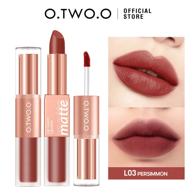 12 Colors 2 in 1 Lip Tint Waterproof Long-lasting Moisture Lipstick