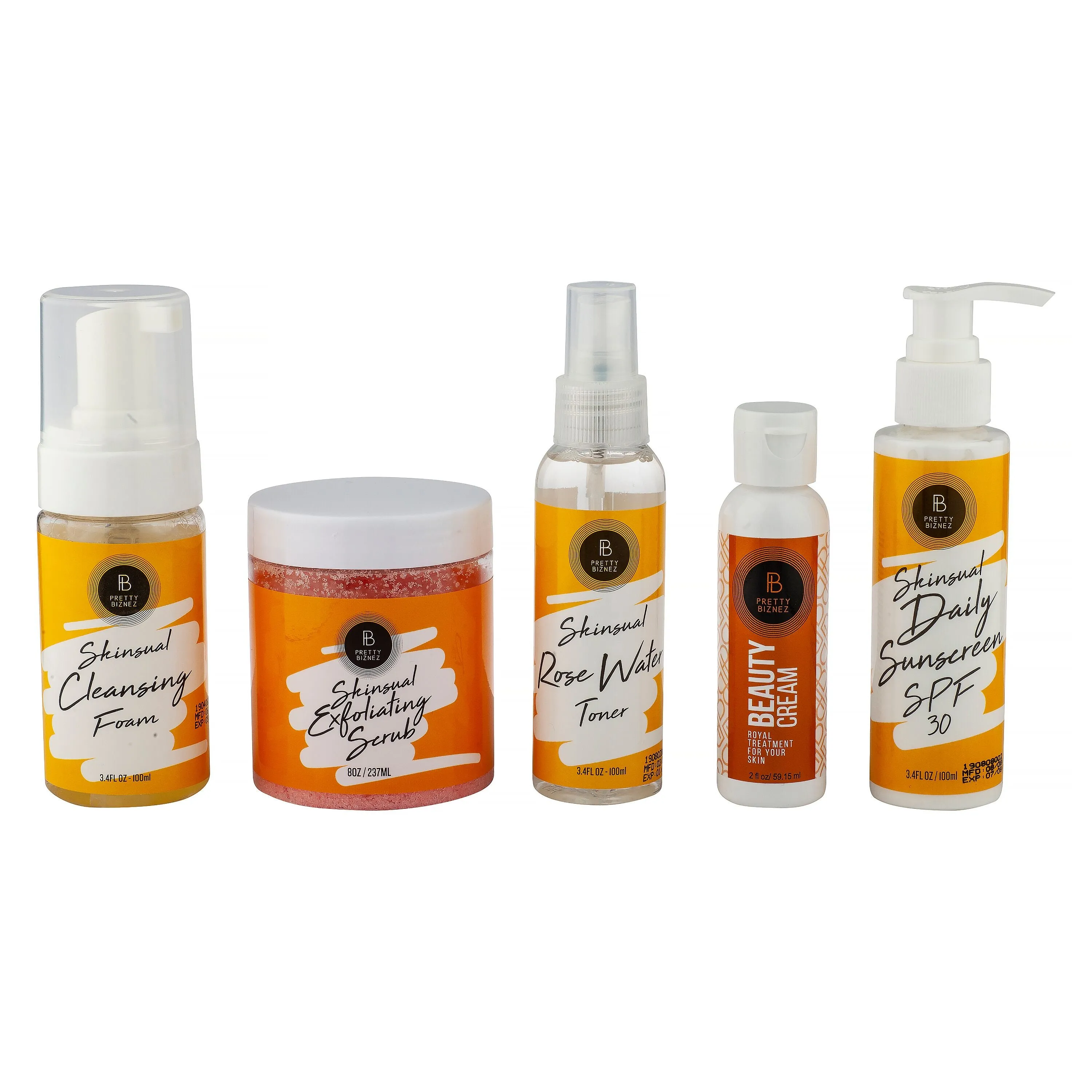 5-Piece Skinsual Skincare System – Complete Beauty & Brightening Solution
