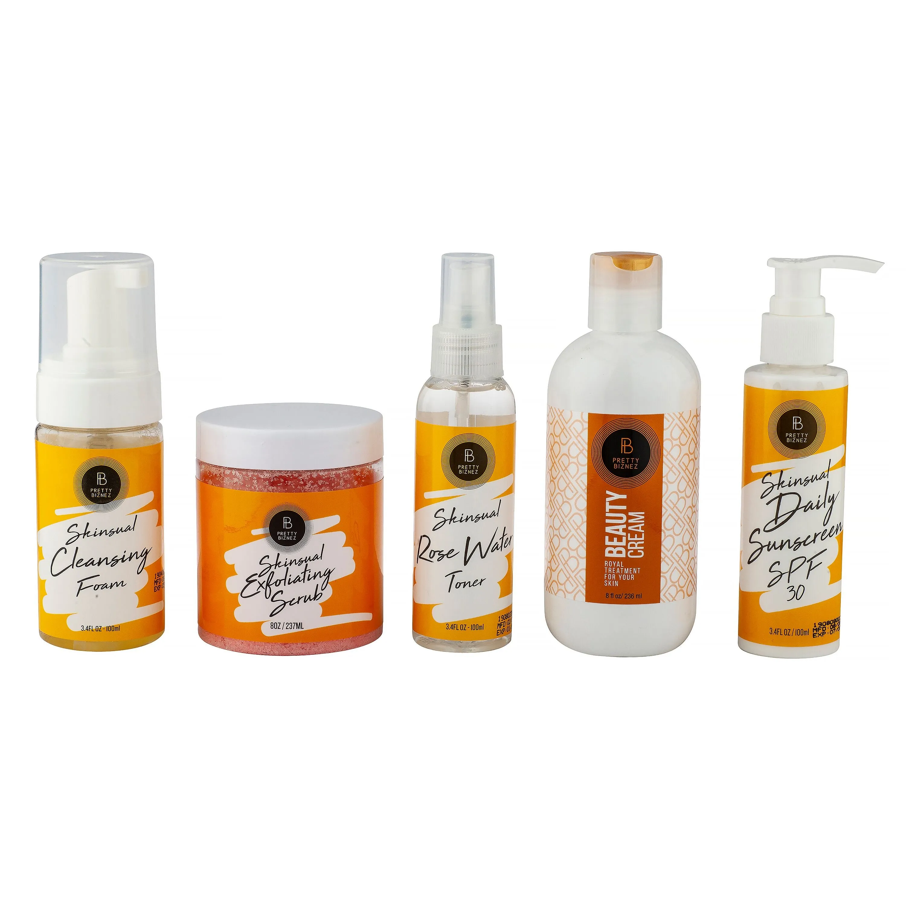 5-Piece Skinsual Skincare System – Complete Beauty & Brightening Solution