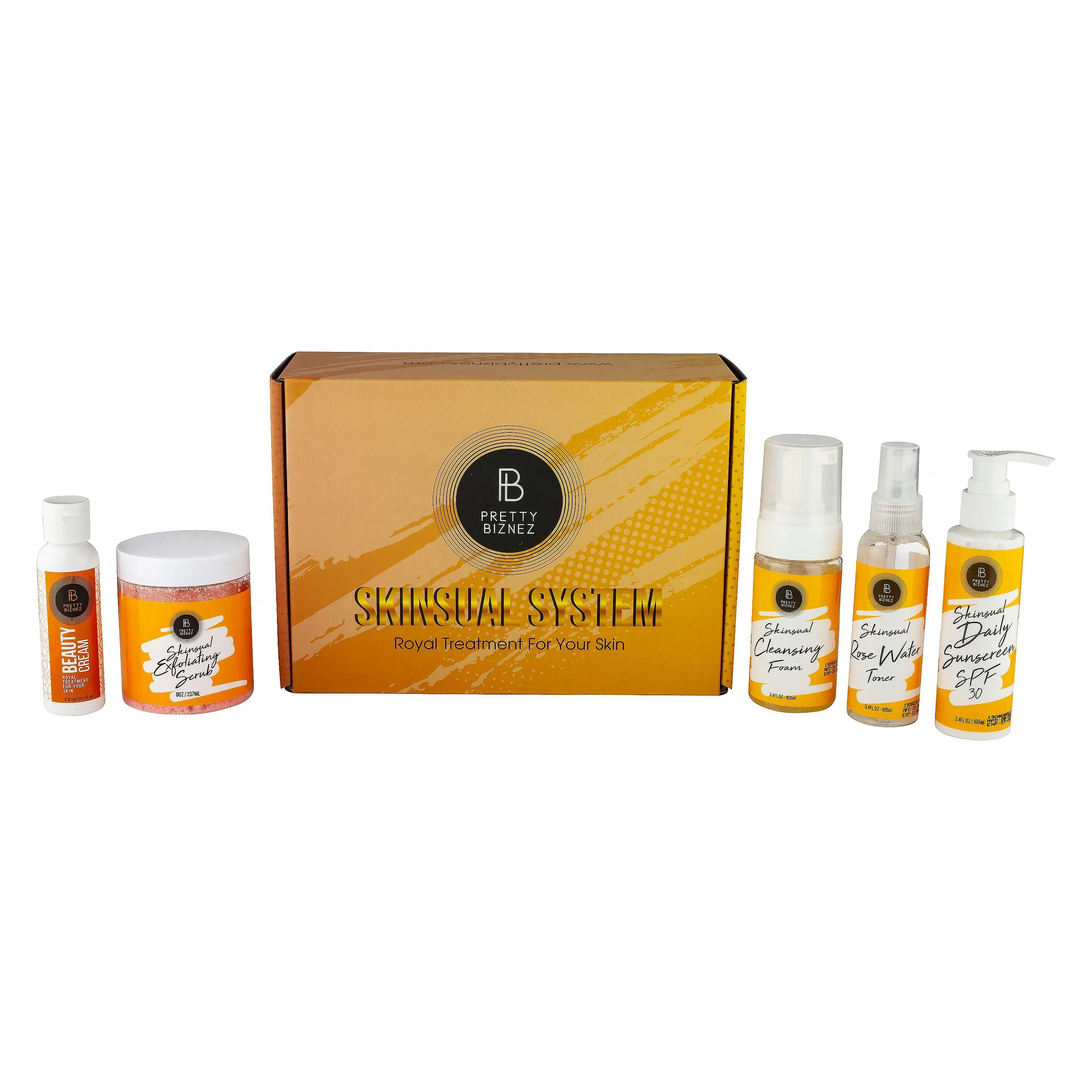 5-Piece Skinsual Skincare System – Complete Beauty & Brightening Solution