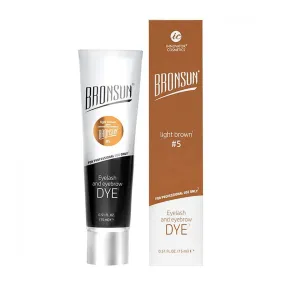 Bronsun Lash & Brow Dye Light Brown 15ml