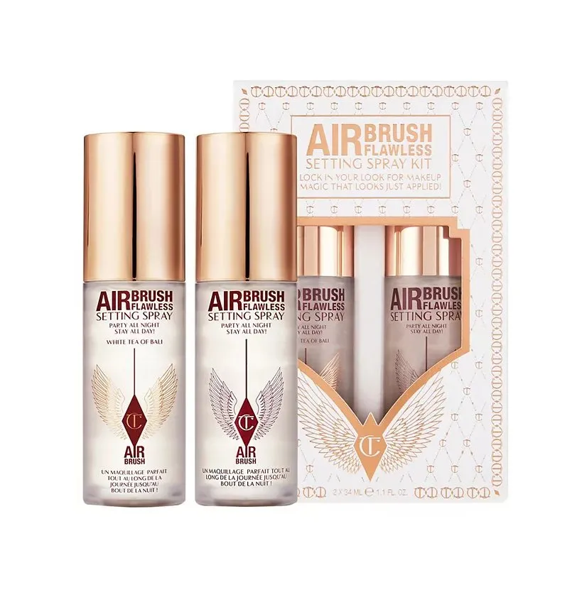 Charlotte Tilbury Air Brush Flawless Setting Duo Spray Set  2X100Ml