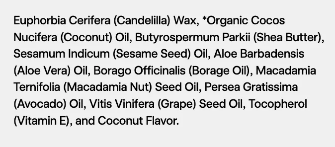 dedcool coconut milk balm stick