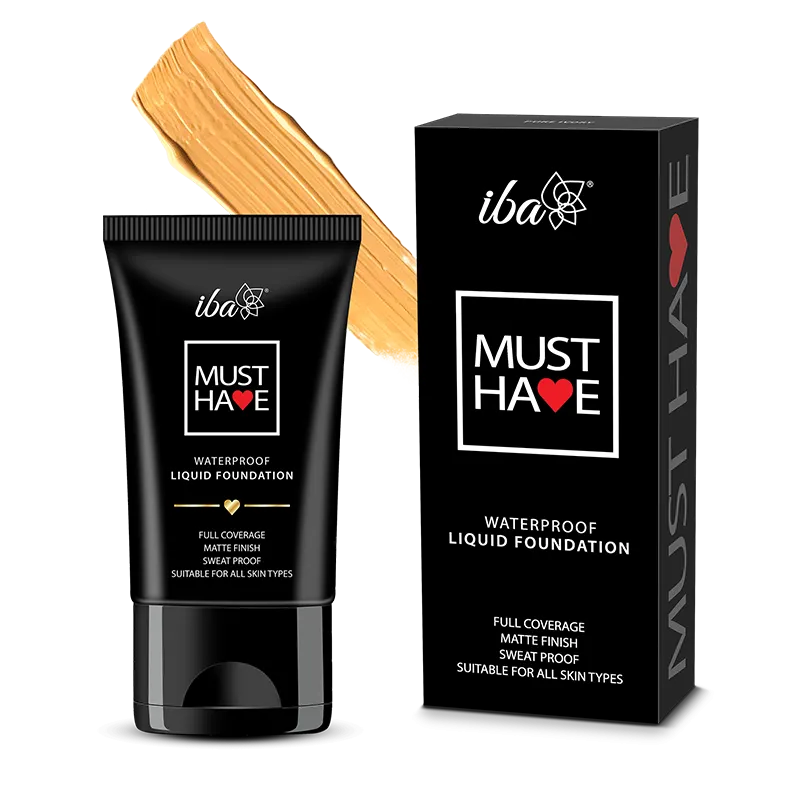 Iba Must Have Waterproof Liquid Foundation - Warm Caramel