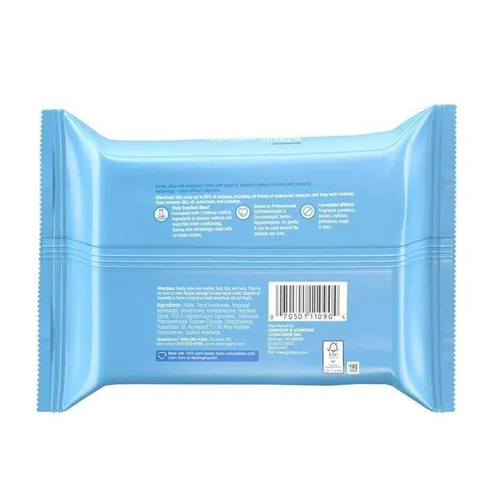 Neutrogena Makeup Remover Towelettes Fragrance Free - 25 ct