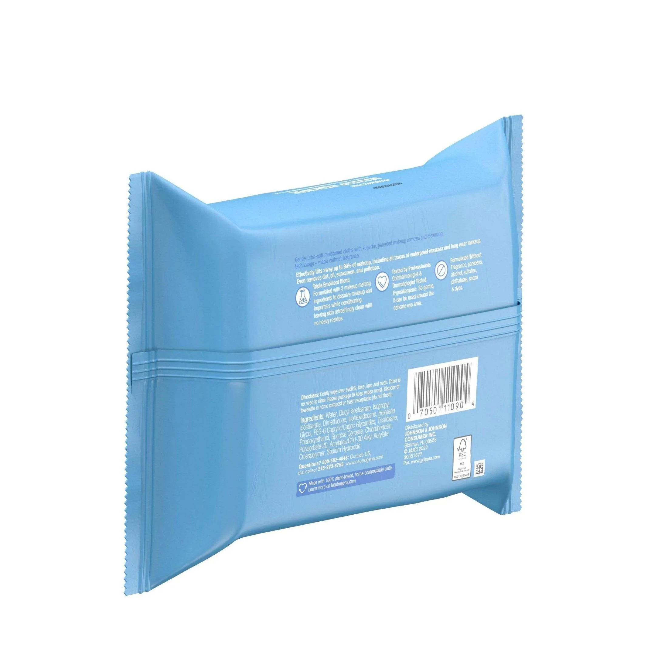 Neutrogena Makeup Remover Towelettes Fragrance Free - 25 ct