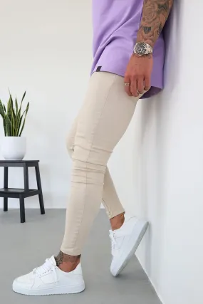 Non Rip Jeans - Sand