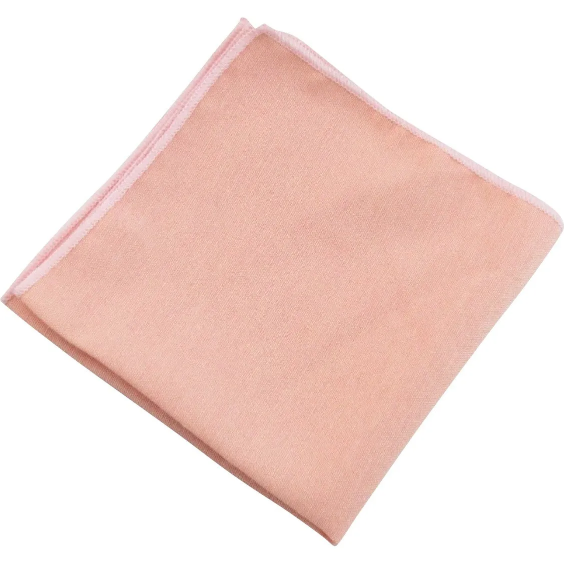 Romeo Blush Pink Peach Pocket Square