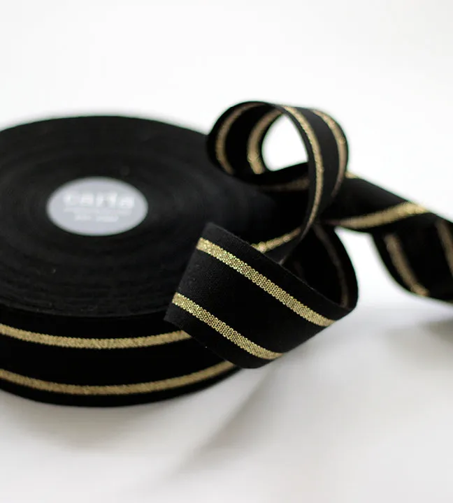 Striped cotton ribbon 1 ½” width - 44 yds ribbon