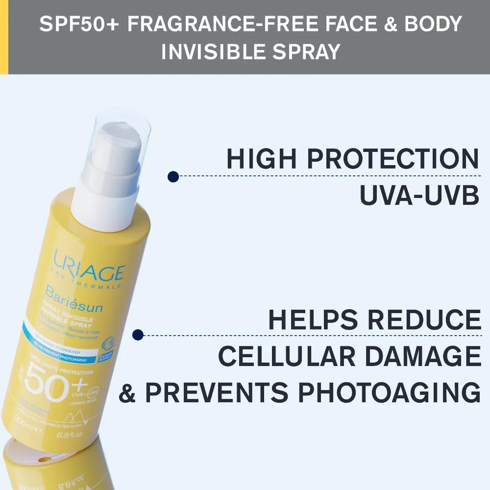 Uriage Bariesun Fragrance Free Spray SPF50 