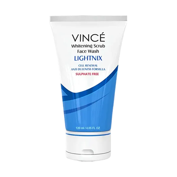 Vince Face Wash Whitening Scrub 120ml