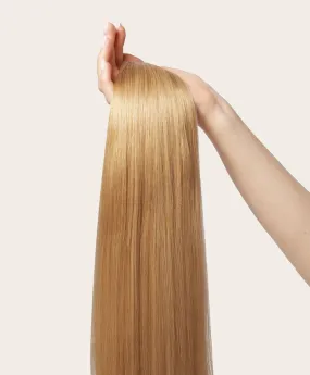 Warm Blonde, 16" Seamless Clip-In Hair Extensions, #27A | 160g