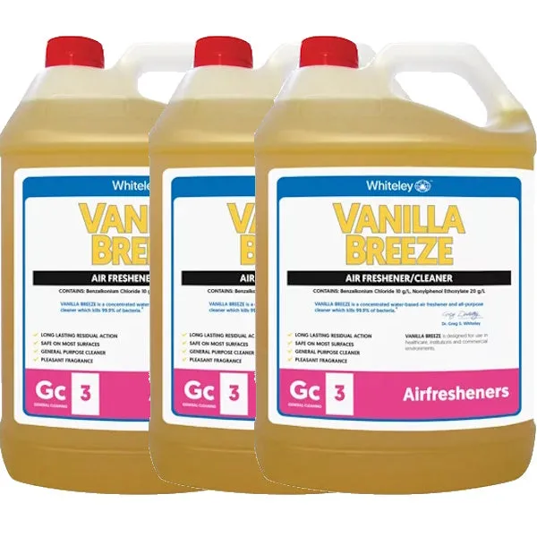 Whiteley Vanilla Breeze Air Freshener and Cleaner